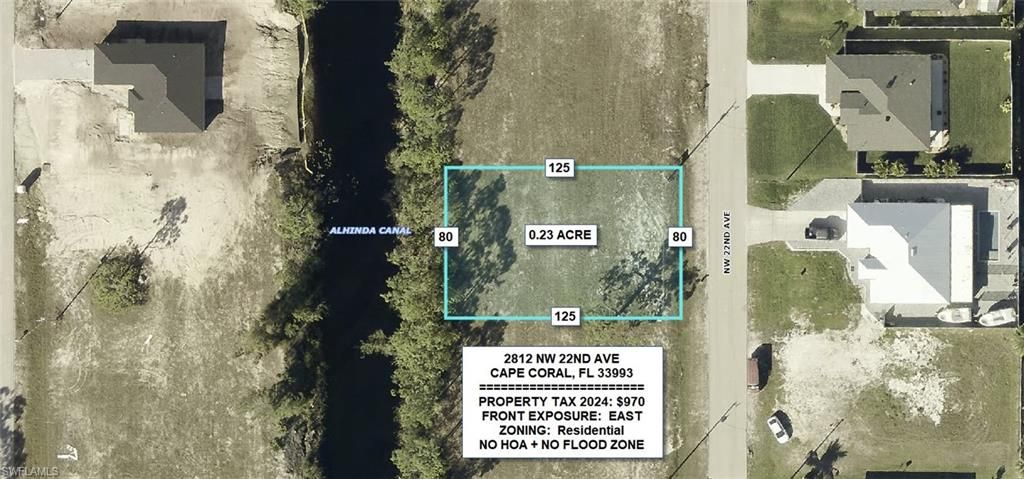 2812 NW 22nd AVE, CAPE CORAL, FL 33993 — exterior