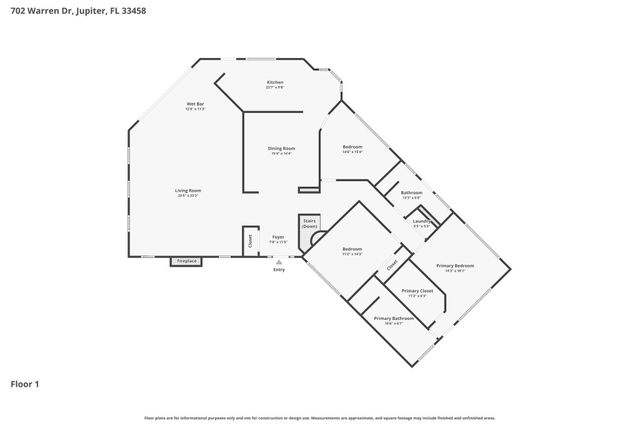 702 Warren Drive, Jupiter, FL 33458