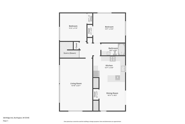 428 Ridge AVENUE, Burlington, WI 53105