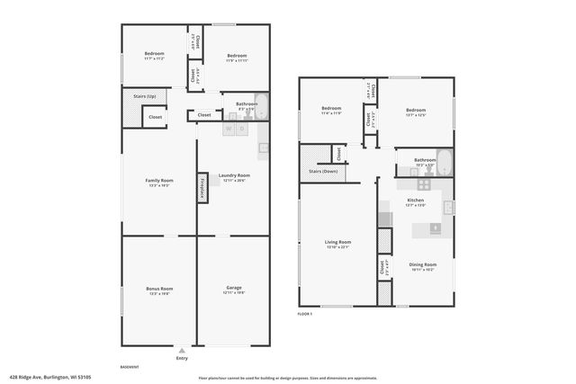 428 Ridge AVENUE, Burlington, WI 53105