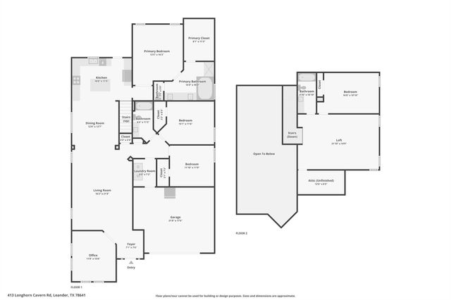 413 Longhorn Cavern RD, Leander, TX 78641