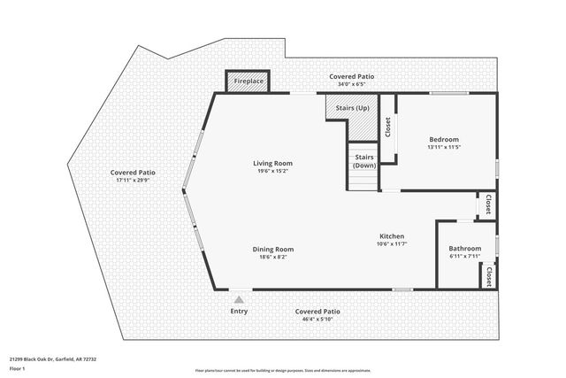 21299 Black Oak Drive, Garfield, AR 72732