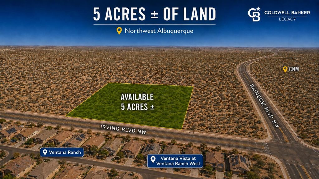 5 Acres Northwest, Albuquerque, NM 87114