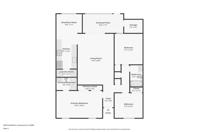 6105 Fairfield Circle, Greenacres, FL 33463