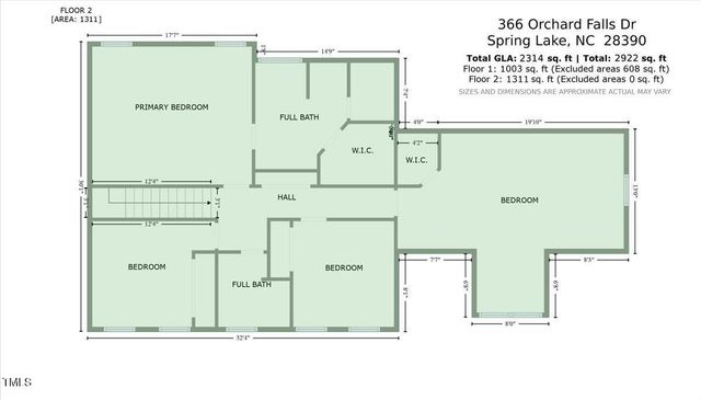 366 Orchard Falls Drive, Spring Lake, NC 28390