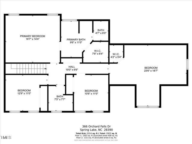 366 Orchard Falls Drive, Spring Lake, NC 28390