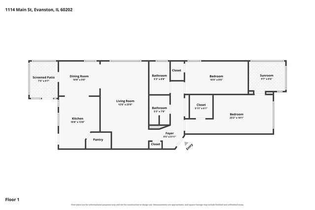 1114 Main Street 1W, Evanston, IL 60202