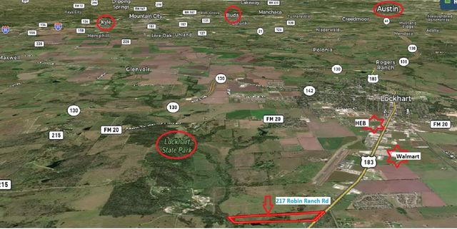 TBD Robin Ranch RD, Lockhart, TX 78644