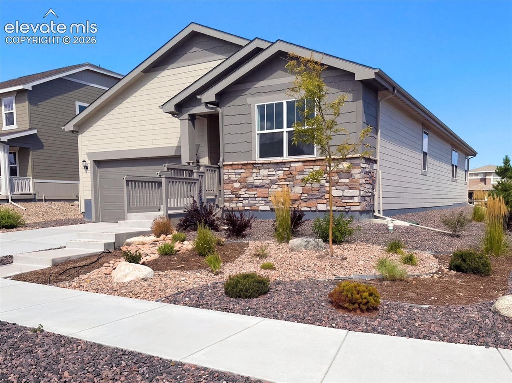 7753 Desert Wrangler Drive, Colorado Springs, CO 80908 — exterior