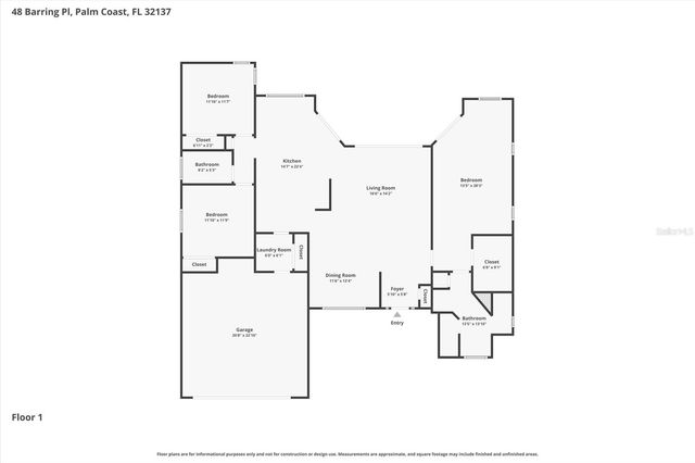 48 BARRING PLACE, Palm Coast, FL 32137