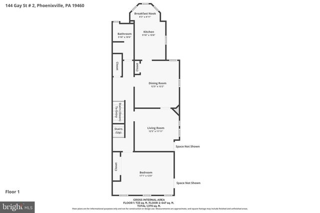 144 GAY ST, Phoenixville, PA 19460