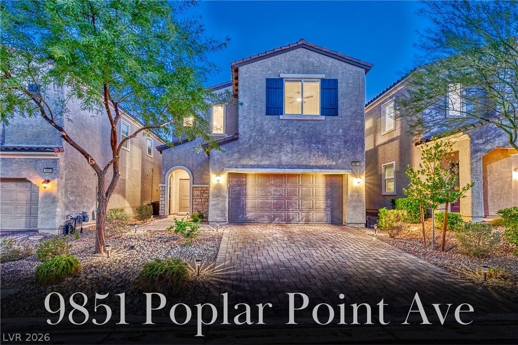 9851 POPLAR POINT Avenue, Las Vegas, NV 89178 — exterior