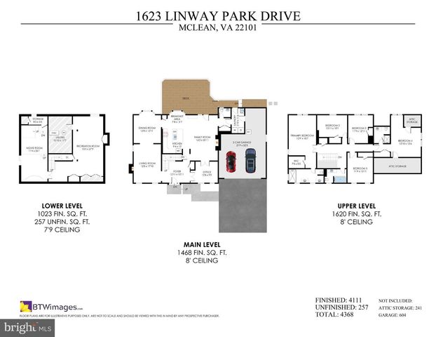 1623 LINWAY PARK DR, Mclean, VA 22101