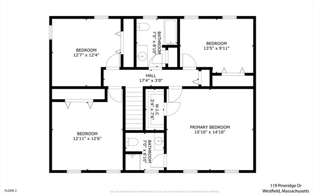 119 Pineridge Drive, Westfield, MA 01085