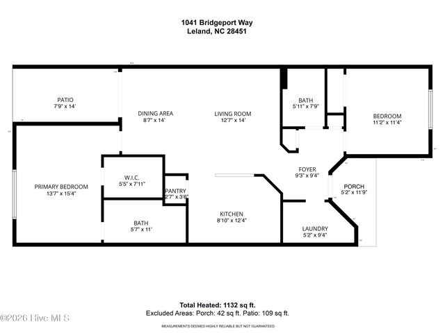 1041 Bridgeport Way, Leland, NC 28451