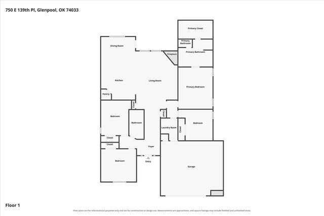 750 E 139th Place, Glenpool, OK 74033