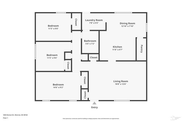 1693 Roman Drive, Frenchtown Twp, MI 48162