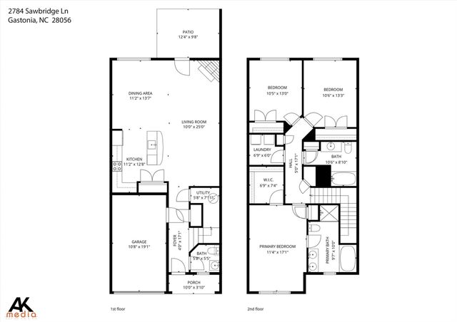 2784 Sawbridge Lane, Gastonia, NC 28056