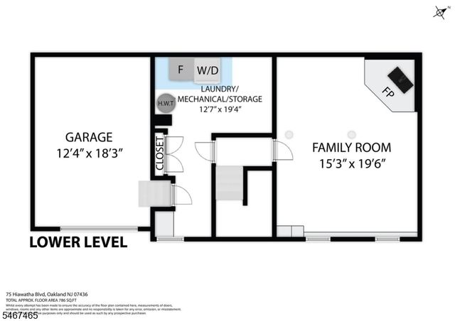 75 Hiawatha Blvd, Oakland Boro, NJ 07436