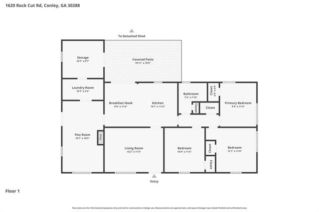 1620 Rock Cut Road, Conley, GA 30288