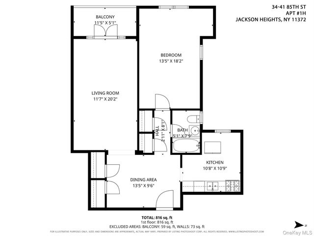 34-41 85th Street 1H, Jackson Heights, NY 11372