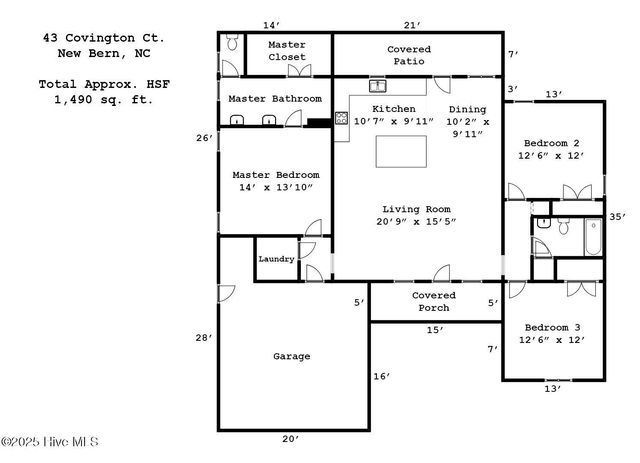 43 Covington Court, New Bern, NC 28560