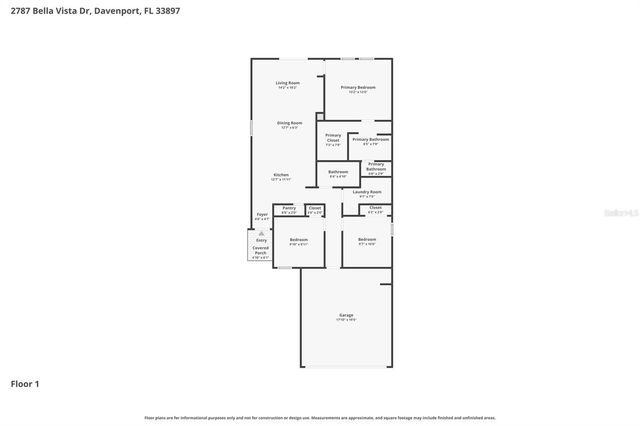 2787 BELLA VISTA DRIVE, Davenport, FL 33897