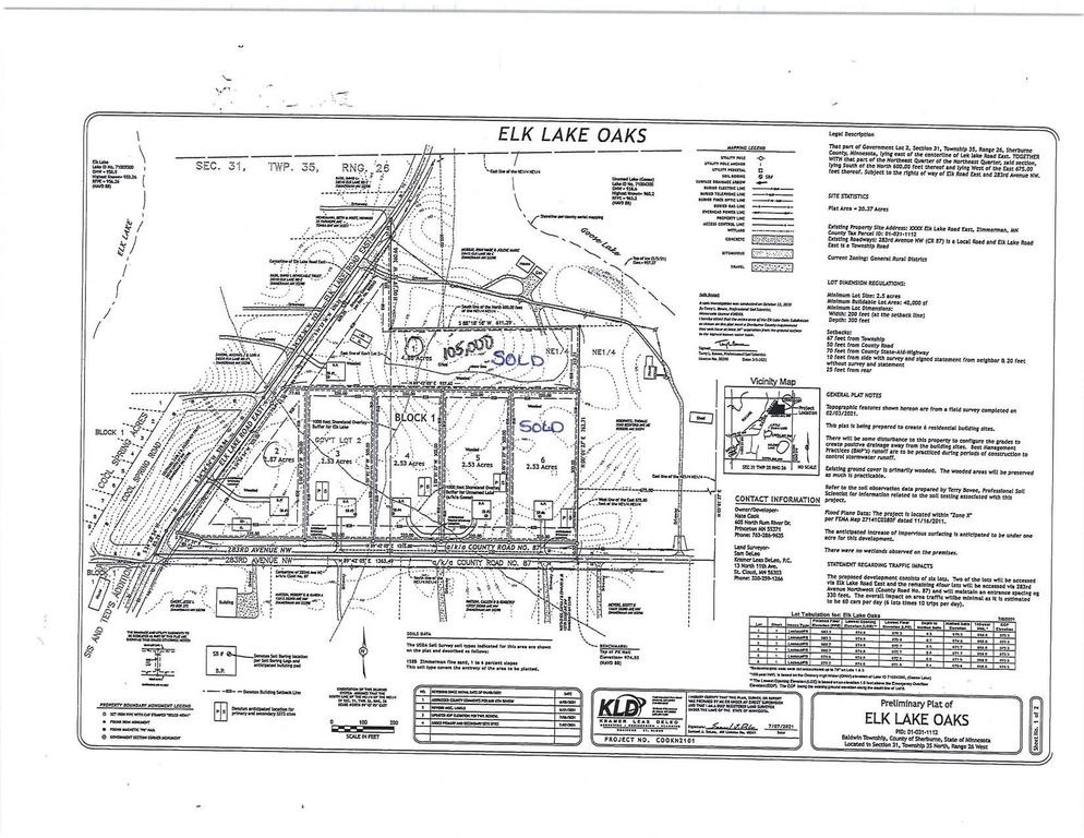 XXX Lot 3 283rd Avenue NW, Zimmerman, MN 55398