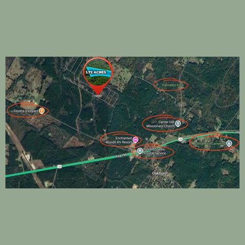 Lots 72–74 Sweetgum Lane, Oakhurst, TX 77359