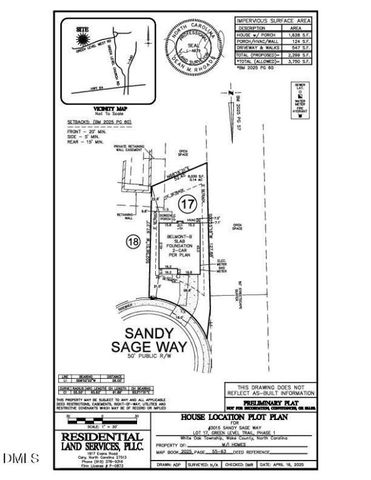 3015 Sandy Sage Way Lot 17, Apex, NC 27523