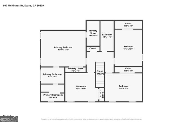 607 McKinnes Branch, Evans, GA 30809