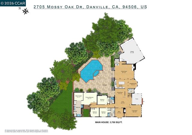 2705 Mossy Oak Dr, Danville, CA 94506