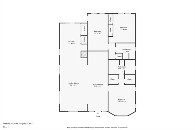 119 Sand Shoals Road, Freeport, TX 77541