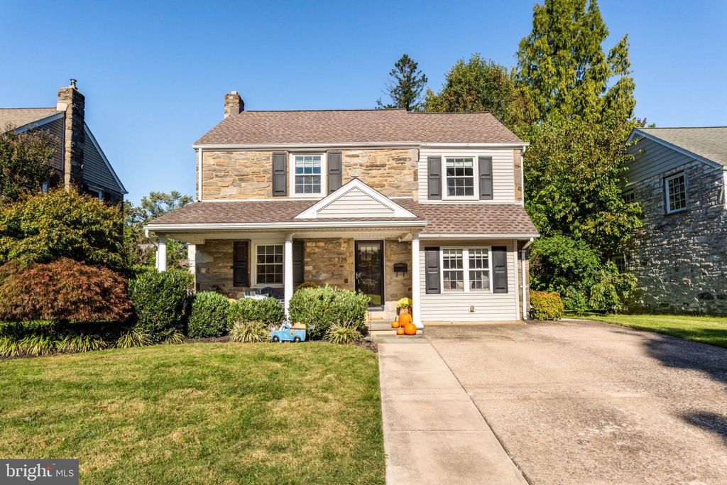 226 RODNEY CIR, BRYN MAWR, PA 19010 — exterior