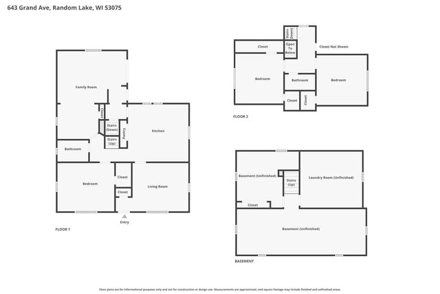 643 Grand AVENUE, Random Lake, WI 53075