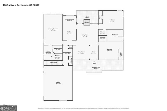 166 Sullivan Drive, Homer, GA 30547