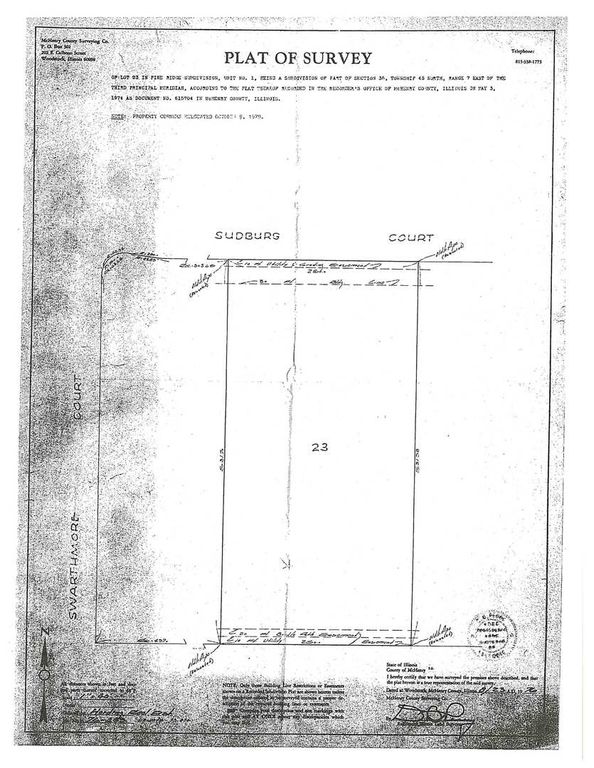 Lot 23 Sudburg Court, Bull Valley, IL 60098