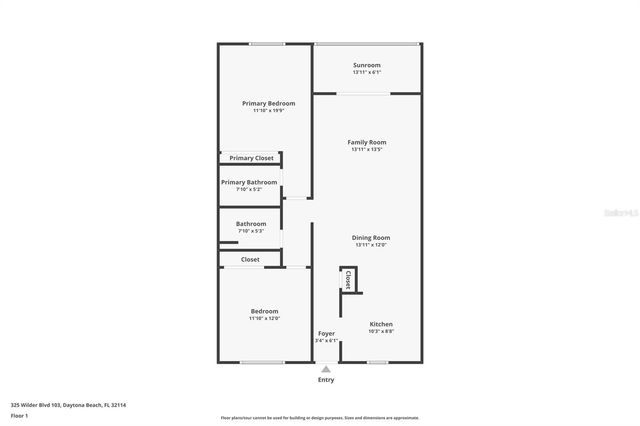 325 WILDER BOULEVARD 103, Daytona Beach, FL 32114