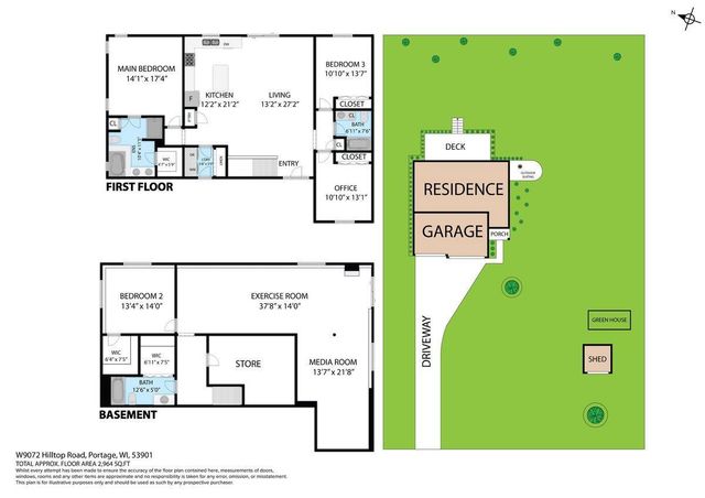 W9072 Hilltop Road, Portage, WI 53901