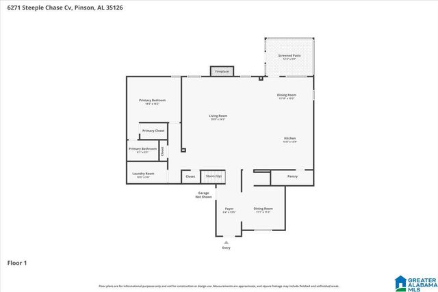 6271 STEEPLECHASE COVE, Pinson, AL 35126