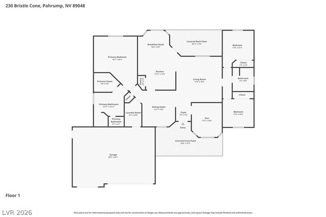 230 Bristle Cone, Pahrump, NV 89048