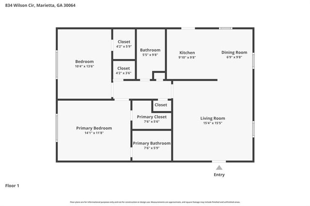834 Wilson Circle SW, Marietta, GA 30064