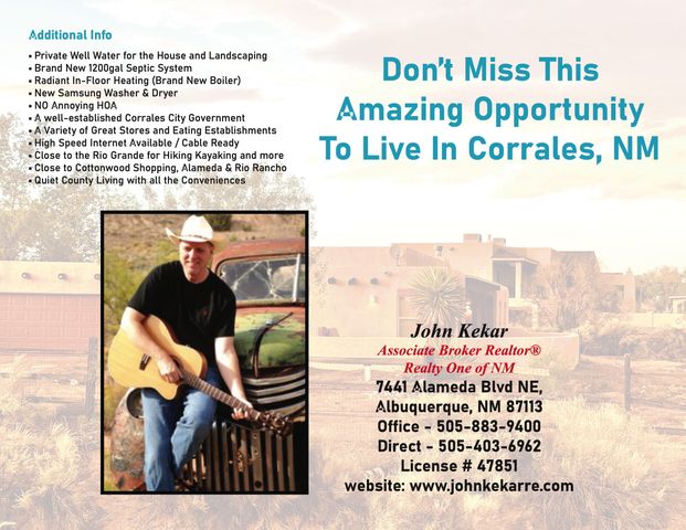 537 Dandelion Road, Corrales, NM 87048