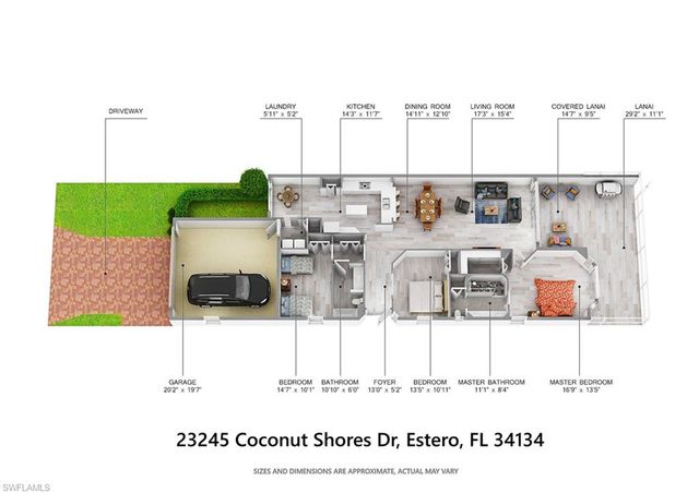 23245 Coconut Shores DR, Estero, FL 34134