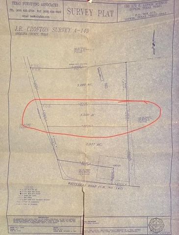 1815 Troy Johnson Road, Lufkin, TX 75901