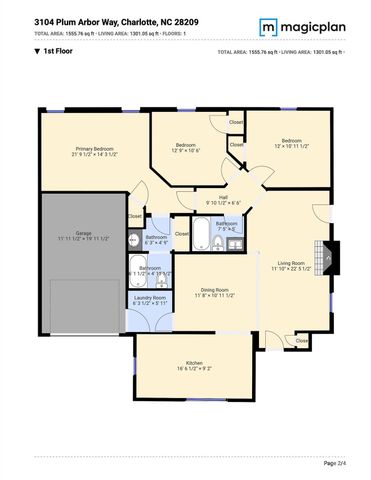 3104 Plum Arbor Way, Charlotte, NC 28209