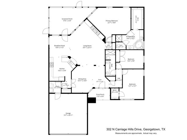 302 N Carriage Hills DR, Georgetown, TX 78626