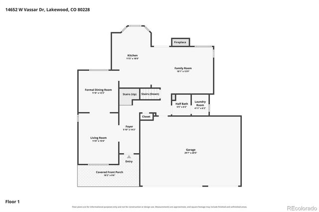 14652 W Vassar Drive, Lakewood, CO 80228