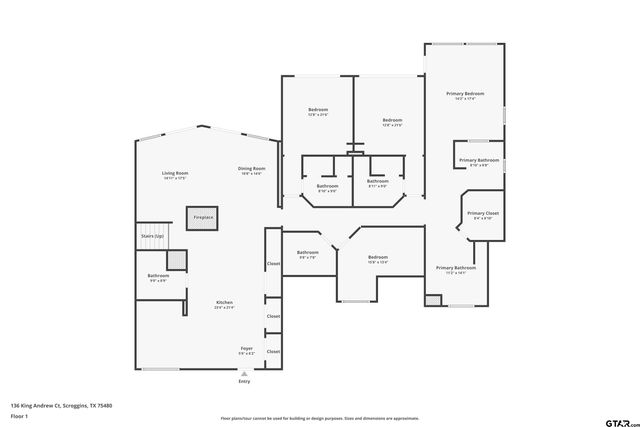 136 King Andrew Court, Scroggins, TX 75480