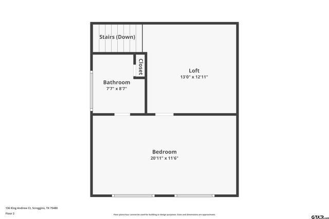 136 King Andrew Court, Scroggins, TX 75480